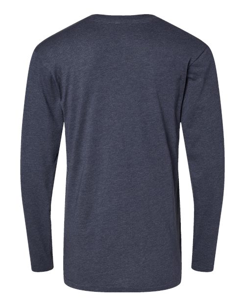 Men's Fine Jersey Long Sleeve Tee - Vintage Denim Back