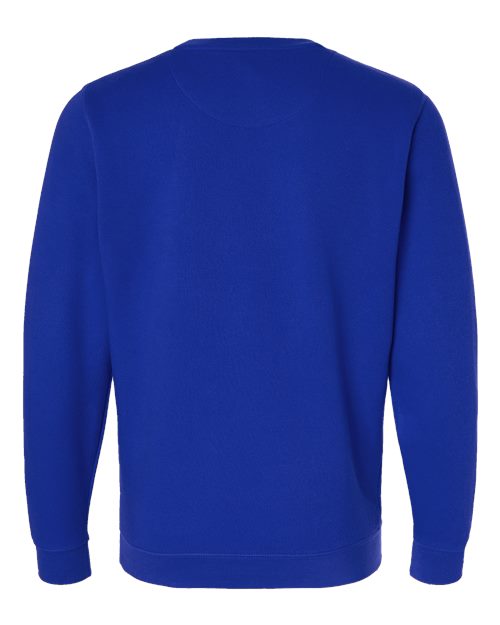 Unisex Elevated Fleece Crewneck Sweatshirt - Royal Back