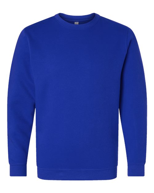 Unisex Elevated Fleece Crewneck Sweatshirt - Royal Front
