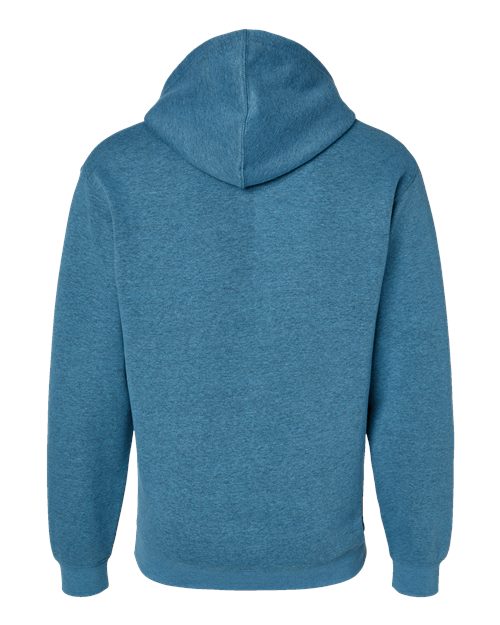 Unisex Elevated Fleece Hoodie Sweatshirt - Bermuda Blackout Back