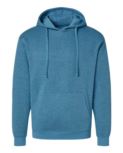 Unisex Elevated Fleece Hoodie Sweatshirt - Bermuda Blackout Front
