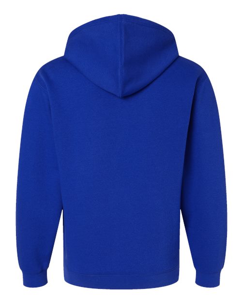 Unisex Elevated Fleece Hoodie Sweatshirt - Royal Back