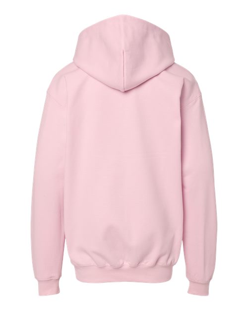Youth Softstyle® Midweight Hooded Sweatshirt - Light Pink Back