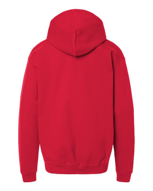 Youth Softstyle® Midweight Hooded Sweatshirt - Red Back
