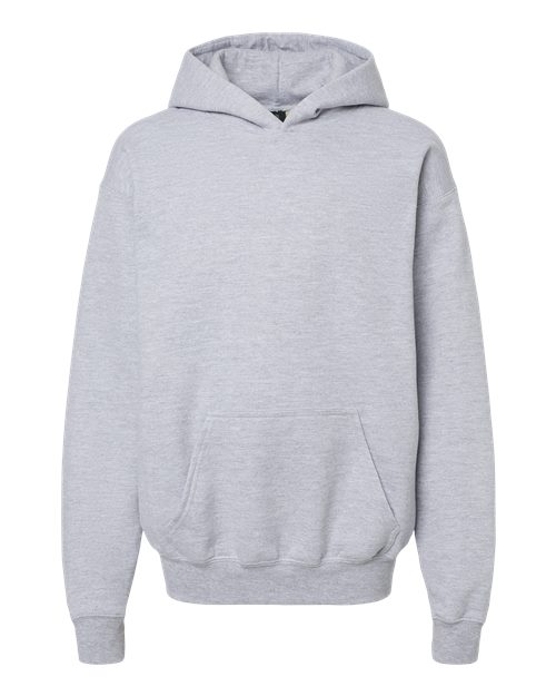 Youth Softstyle® Midweight Hooded Sweatshirt - Sport Grey Front