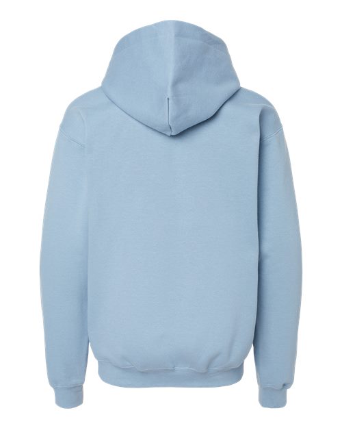 Youth Softstyle® Midweight Hooded Sweatshirt - Stone Blue Back