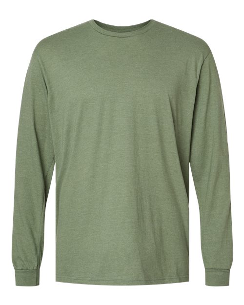 Unisex Softstyle® CVC Long Sleeve T-Shirt - Cactus Front
