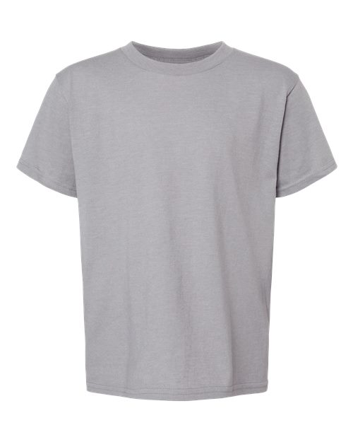 Gildan Youth Softstyle® CVC T-Shirt - Cement Front