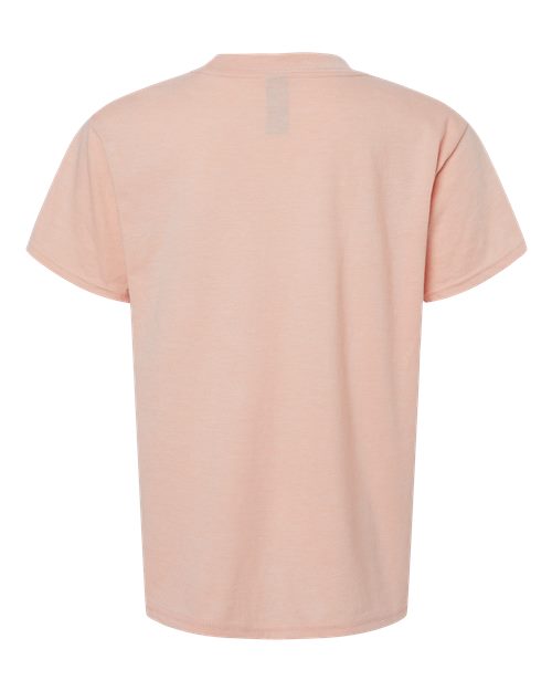 Youth Softstyle® CVC T-Shirt - Dusty Rose Back