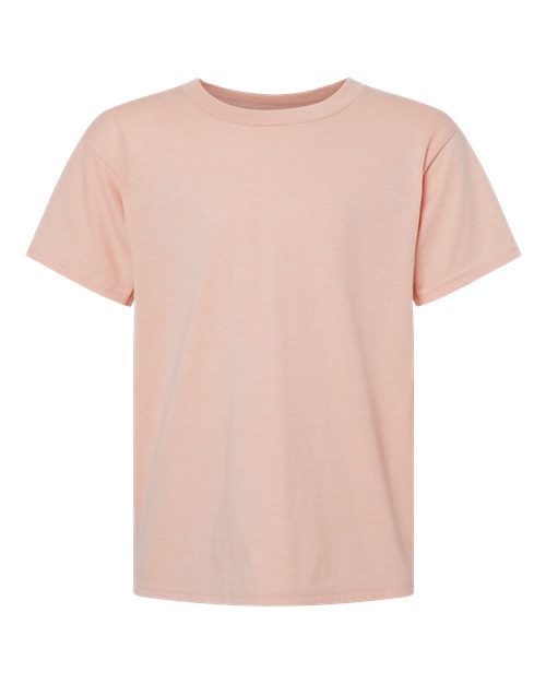 Youth Softstyle® CVC T-Shirt - Dusty Rose Front