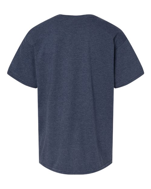 Youth Softstyle® CVC T-Shirt - Navy Mist Back