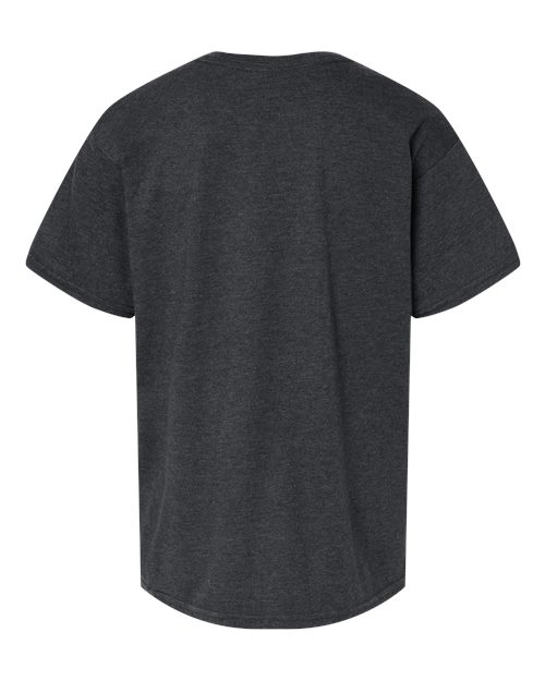 Youth Softstyle® CVC T-Shirt - Pitch Black Mist Back