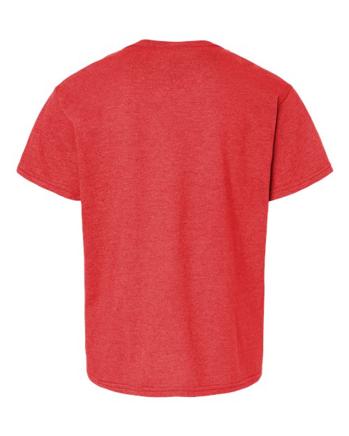 Youth Softstyle® CVC T-Shirt - Red Mist Back