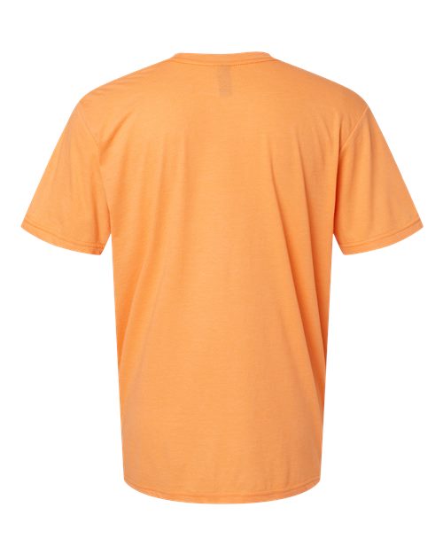 Unisex Softstyle® CVC T-Shirt - Tangerine Mist Back