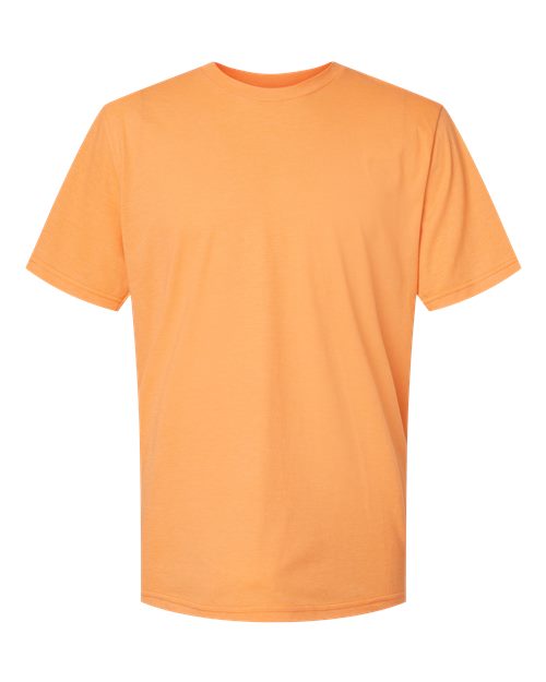 Unisex Softstyle® CVC T-Shirt - Tangerine Mist Front
