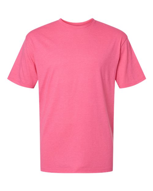 Unisex Softstyle® CVC T-Shirt - Pink Lemonade Mist Front