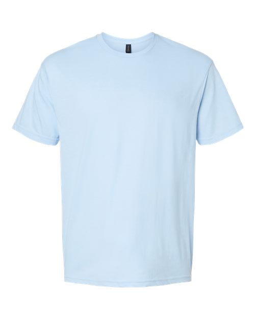 Gildan Unisex Softstyle® CVC T-Shirt - Light Blue Mist Front