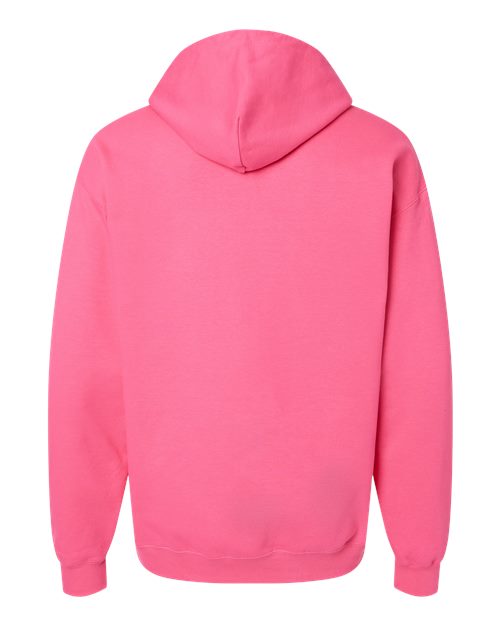Unisex Softstyle® Midweight Hooded Sweatshirt - Pink Lemonade Back