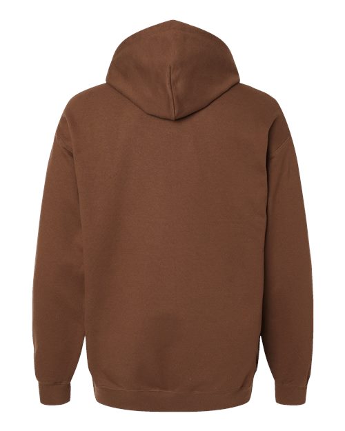 Unisex Softstyle® Midweight Hooded Sweatshirt - Cocoa Back
