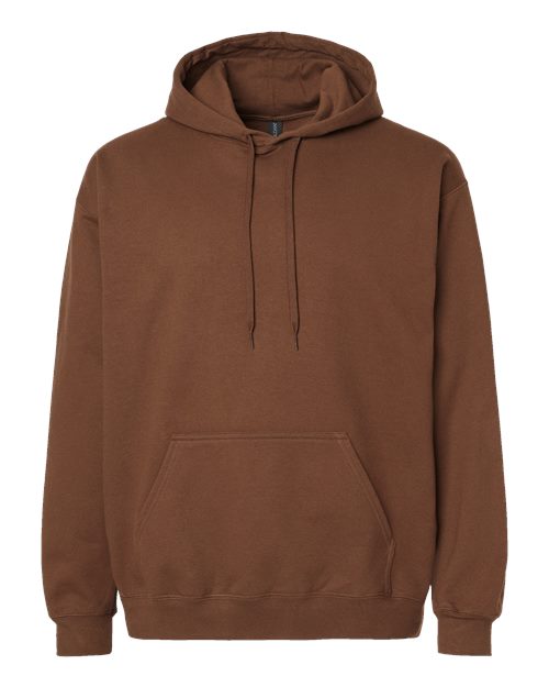 Unisex Softstyle® Midweight Hooded Sweatshirt - Cocoa Front