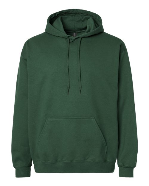 Gildan Unisex Softstyle® Midweight Hooded Sweatshirt - Forest Green Front