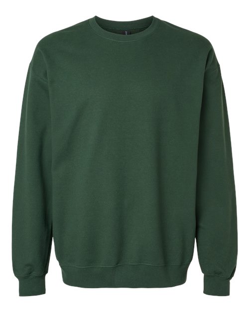 Gildan Unisex Softstyle® Midweight Crewneck Sweatshirt - Forest Green Front