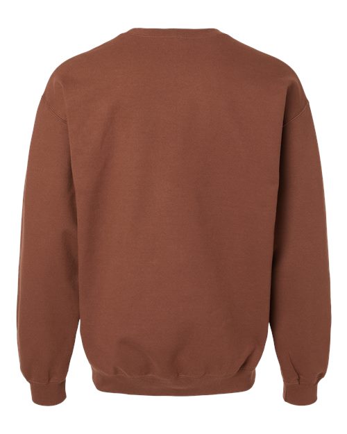 Unisex Softstyle® Midweight Crewneck Sweatshirt - Cocoa Back