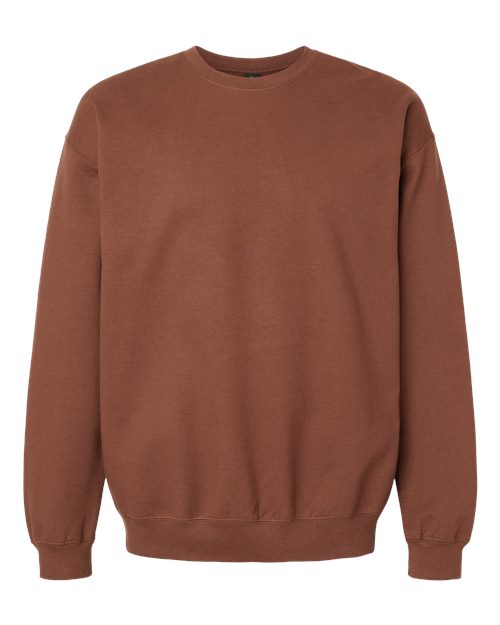 Unisex Softstyle® Midweight Crewneck Sweatshirt - Cocoa Front