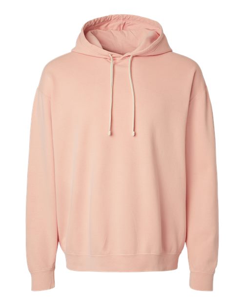 Unisex Garment-Dyed Lightweight Fleece Hooded Sweatshirt - Peachy Front