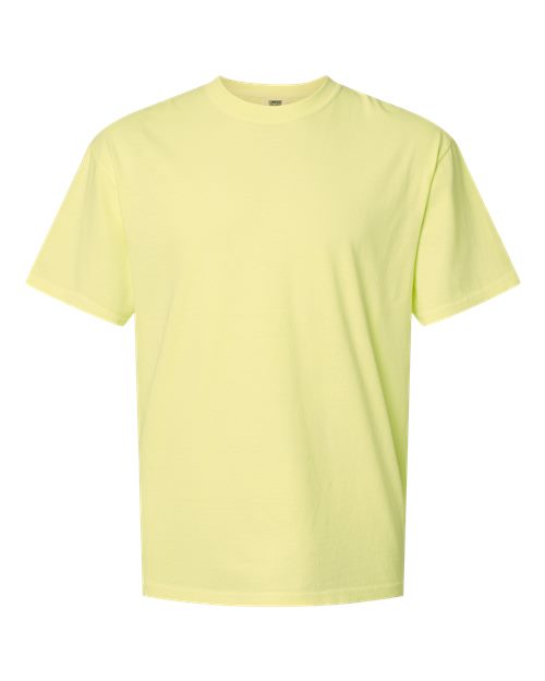 Unisex Garment-Dyed Heavyweight T-Shirt - Neon Lemon Front