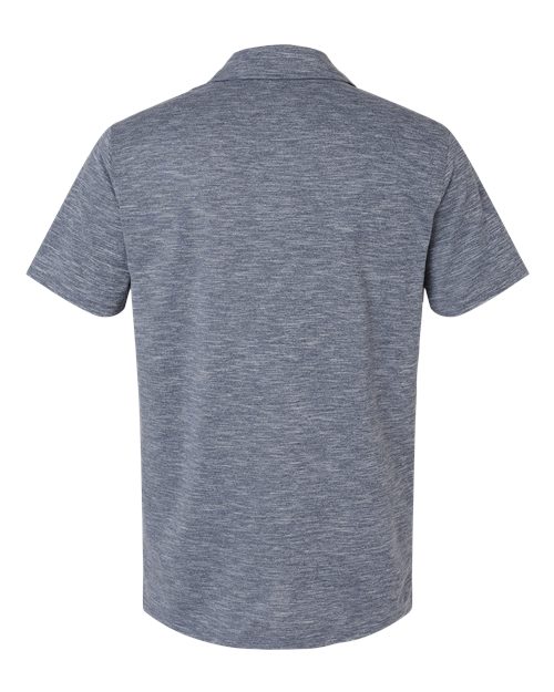 Unisex Sport Polo - Navy Heather Back