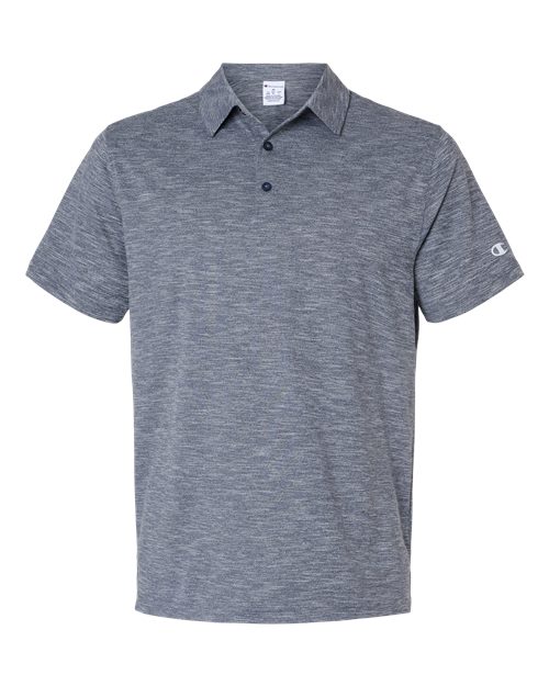 Unisex Sport Polo - Navy Heather Front