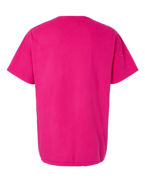 Men's Garment-Dyed T-Shirt - Peony Pink Back