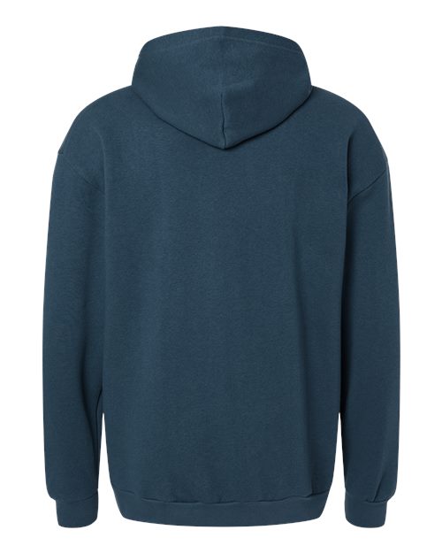 Unisex ReFlex Fleece Hoodie Sweatshirt - Sea Blue Back