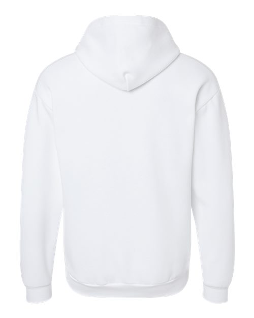 Unisex ReFlex Fleece Hoodie Sweatshirt - White Back