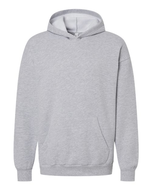 Unisex ReFlex Fleece Hoodie Sweatshirt - Heather Grey Front