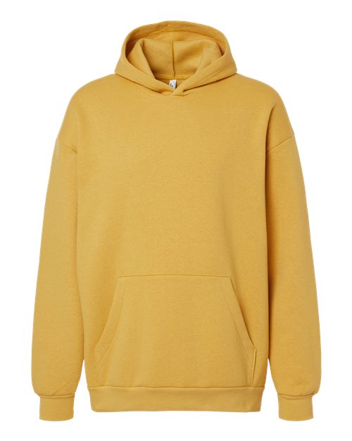 Unisex ReFlex Fleece Hoodie Sweatshirt - Mustard Front