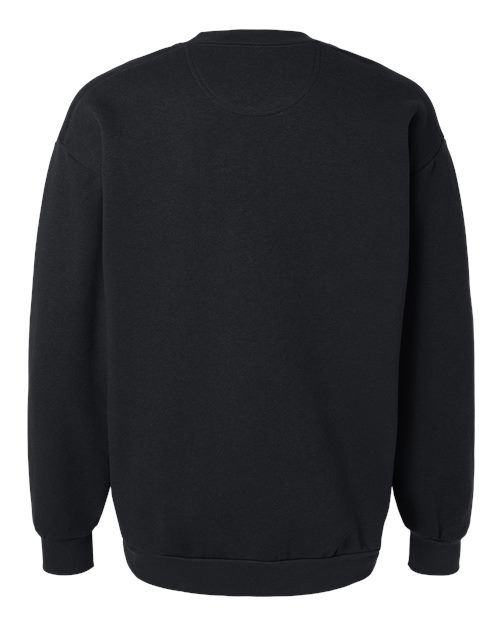 Unisex ReFlex Fleece Crewneck Sweatshirt - Black Back