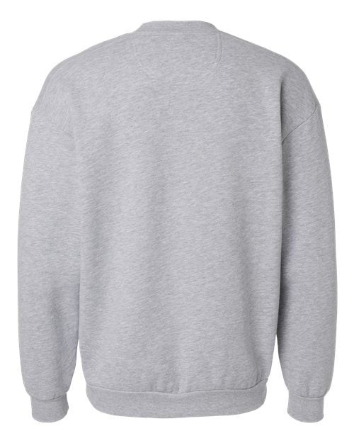 Unisex ReFlex Fleece Crewneck Sweatshirt - Heather Grey Back