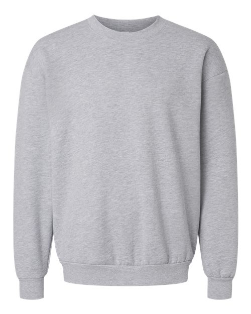 Unisex ReFlex Fleece Crewneck Sweatshirt - Heather Grey Front
