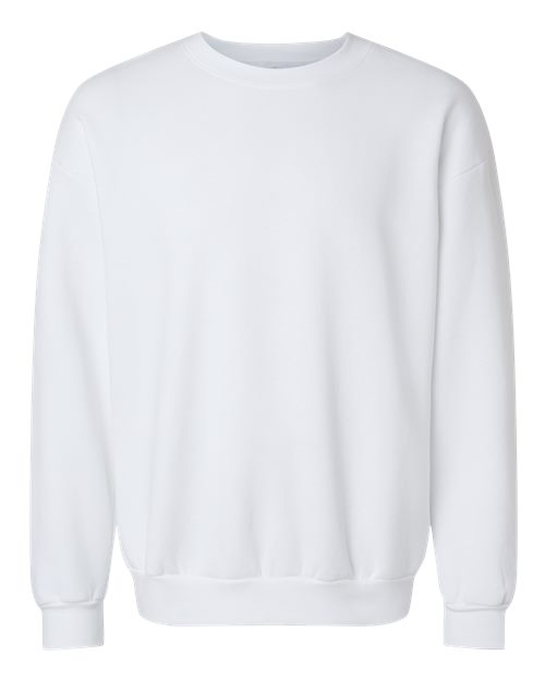 Unisex ReFlex Fleece Crewneck Sweatshirt - White Front