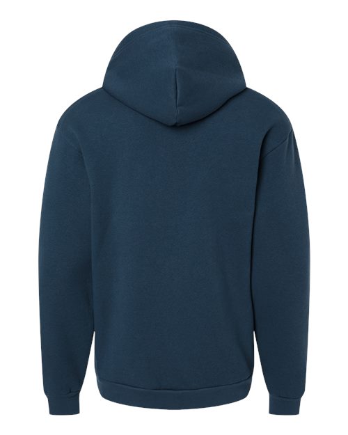Unisex ReFlex Fleece Full-Zip Hoodie Sweatshirt - Sea Blue Back
