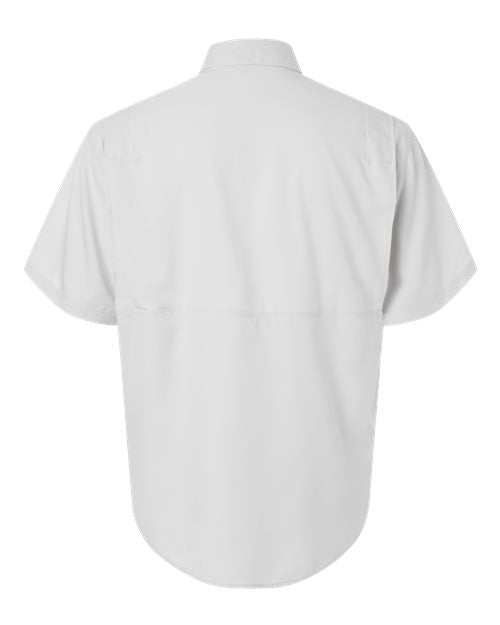 Men's Hatteras Performance Short Sleeve Fishing Shirt - Aluminum Back