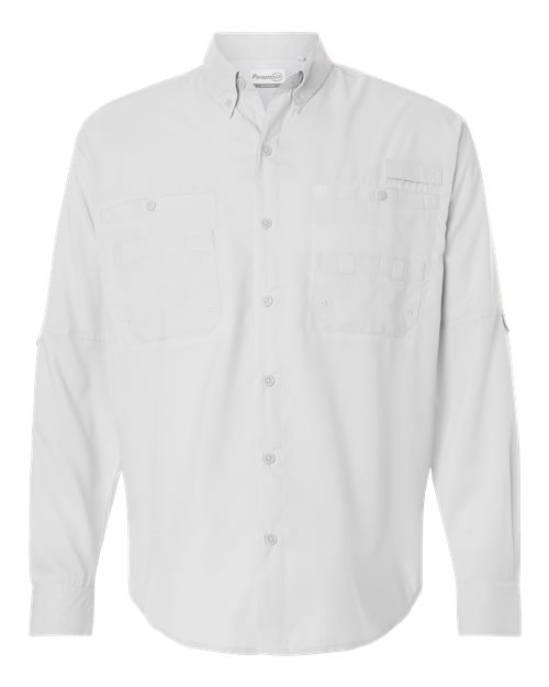 Men's Kitty Hawk Performance Fishing Shirt - Aluminum Front