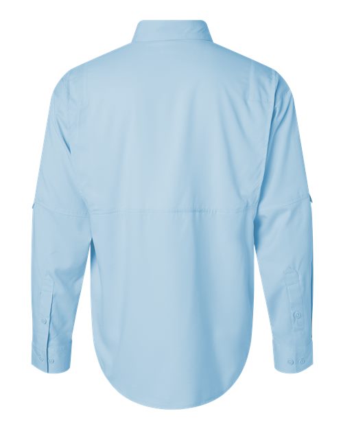 Men's Kitty Hawk Performance Fishing Shirt - Blue Mist Back