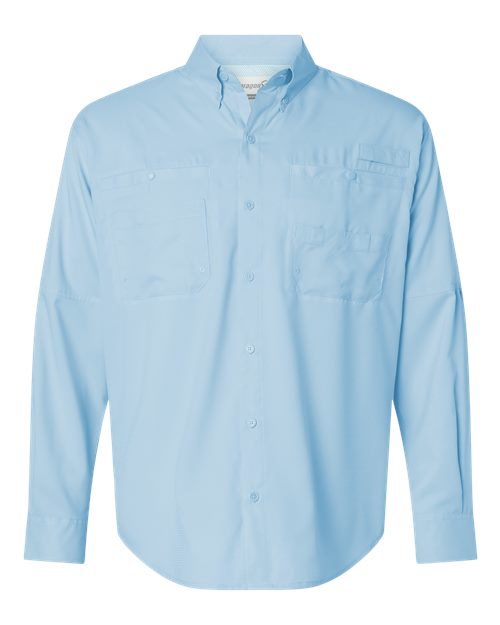 Men's Kitty Hawk Performance Fishing Shirt - Blue Mist Front
