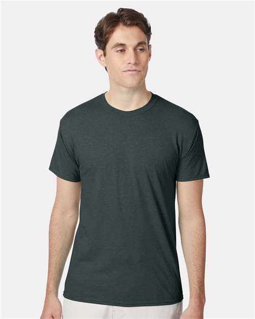 Perfect-T Triblend T-Shirt - Athletic Green Heather Front