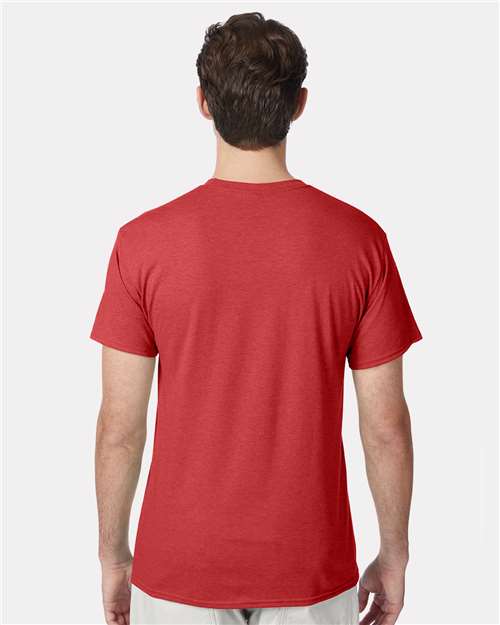 Perfect-T Triblend T-Shirt - Athletic Red Heather Back