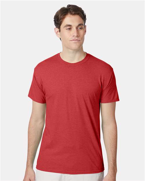 Perfect-T Triblend T-Shirt - Athletic Red Heather Front