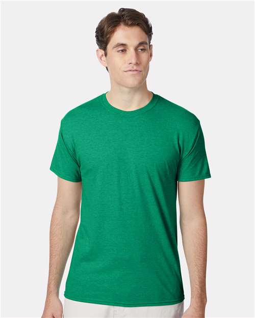 Perfect-T Triblend T-Shirt - Kelly Green Heather Front